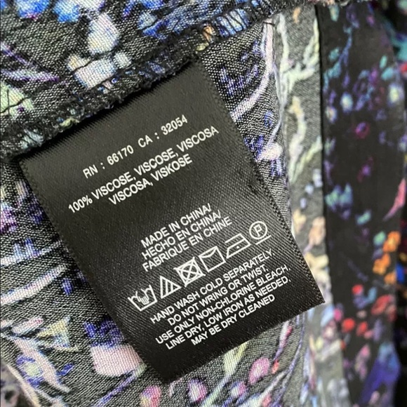 Anthropologie Leopard Floral Wrap Dress - Picture 8 of 12